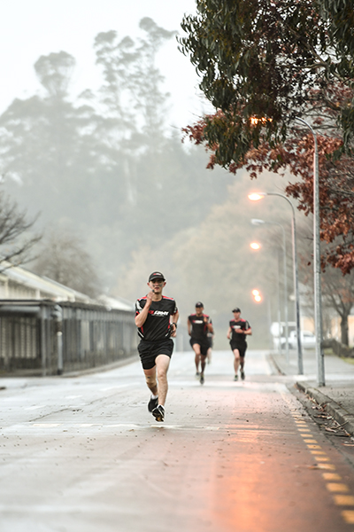 NZDF members running