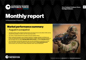 NZDF Monthly Report Aug 2024