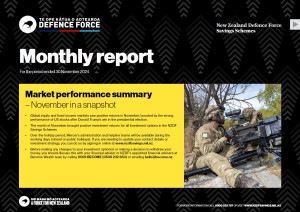 NZDF Monthly Report Nov 2024